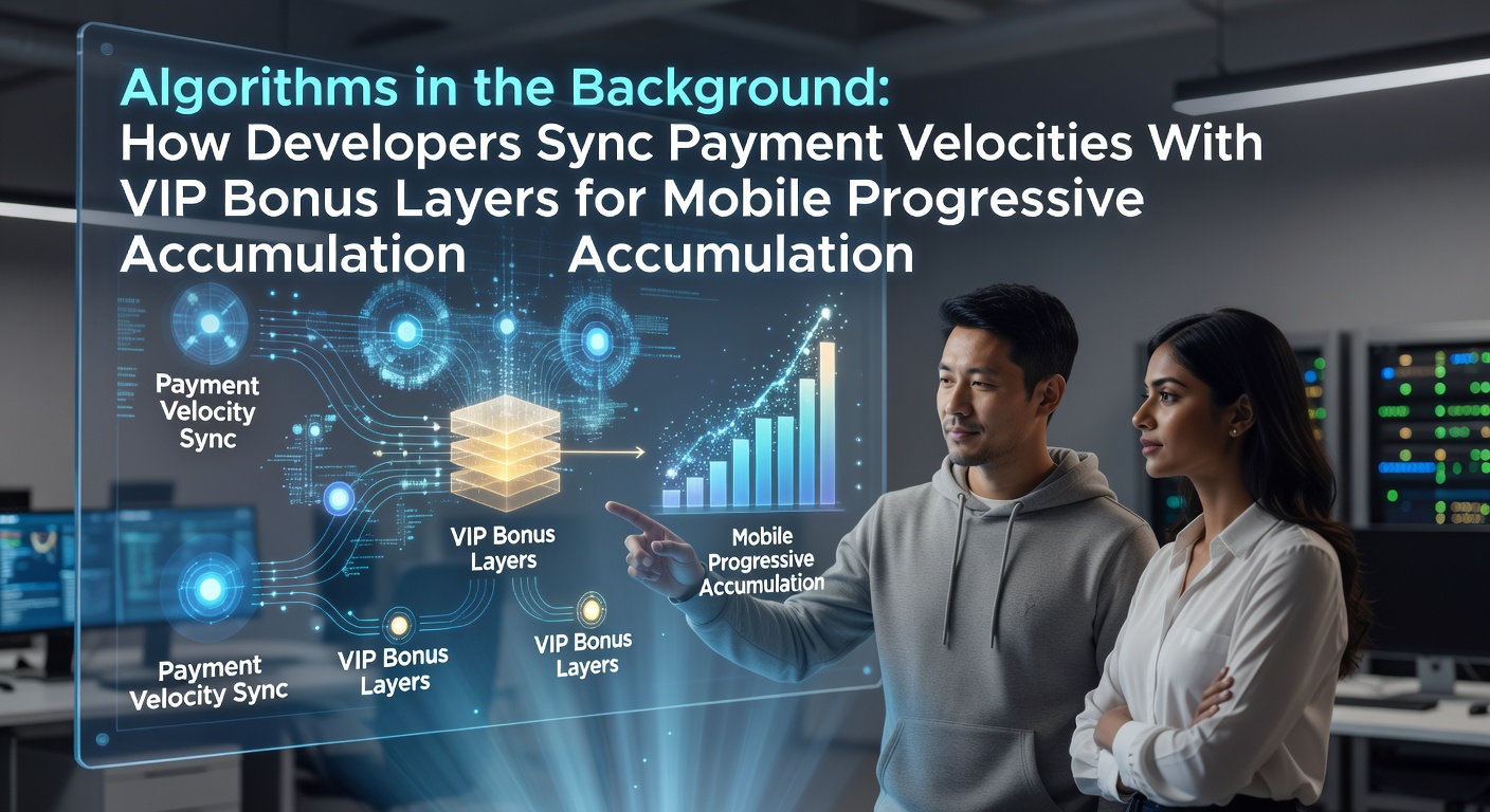 Developers reviewing synchronization algorithms for payment flows and VIP bonus layers in mobile progressive slots