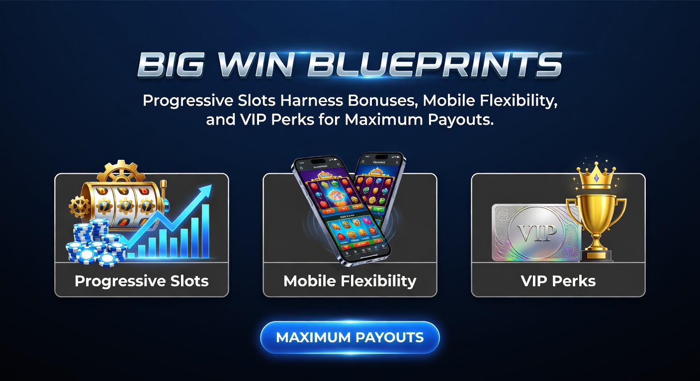 Vibrant progressive slot machine screen showing escalating jackpot counters, bonus wheels, and mobile device integration