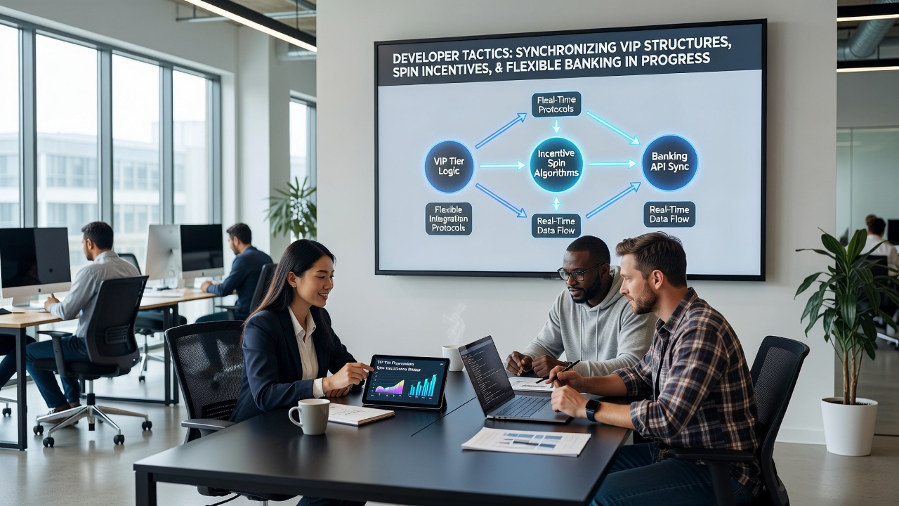 Secure banking integration dashboard used in progressive slot development