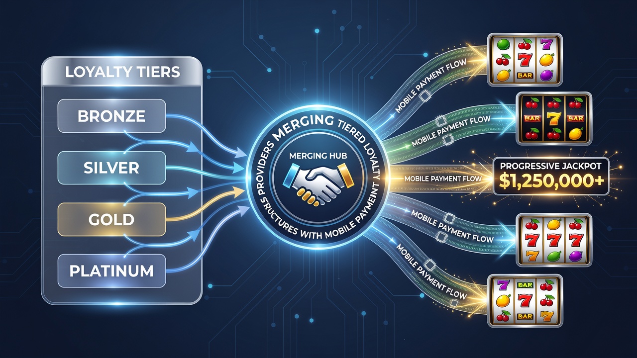 Game providers merging tiered loyalty structures with mobile payment flows for progressive jackpots