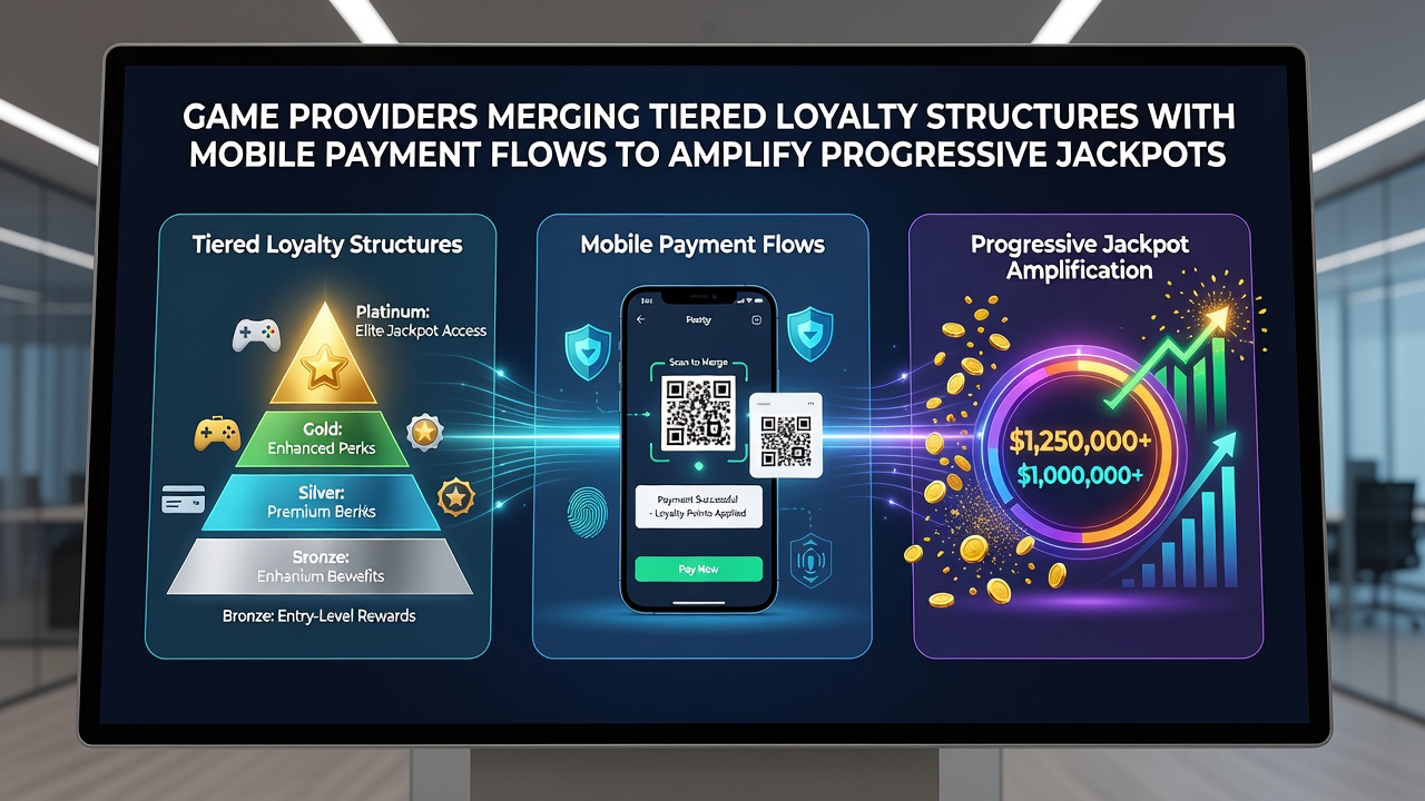 Mobile payment integration with loyalty tiers expanding jackpot access