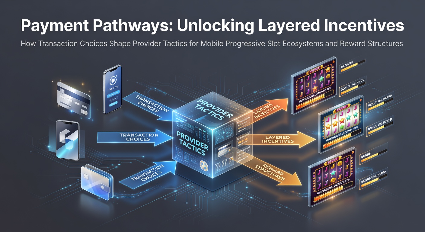 Mobile progressive slot interface showing layered reward structures and payment options