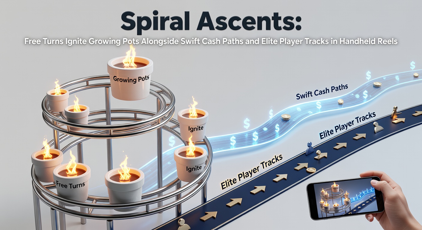 Vibrant mobile slot screen showing spiral ascent feature with climbing jackpots and free spin counters