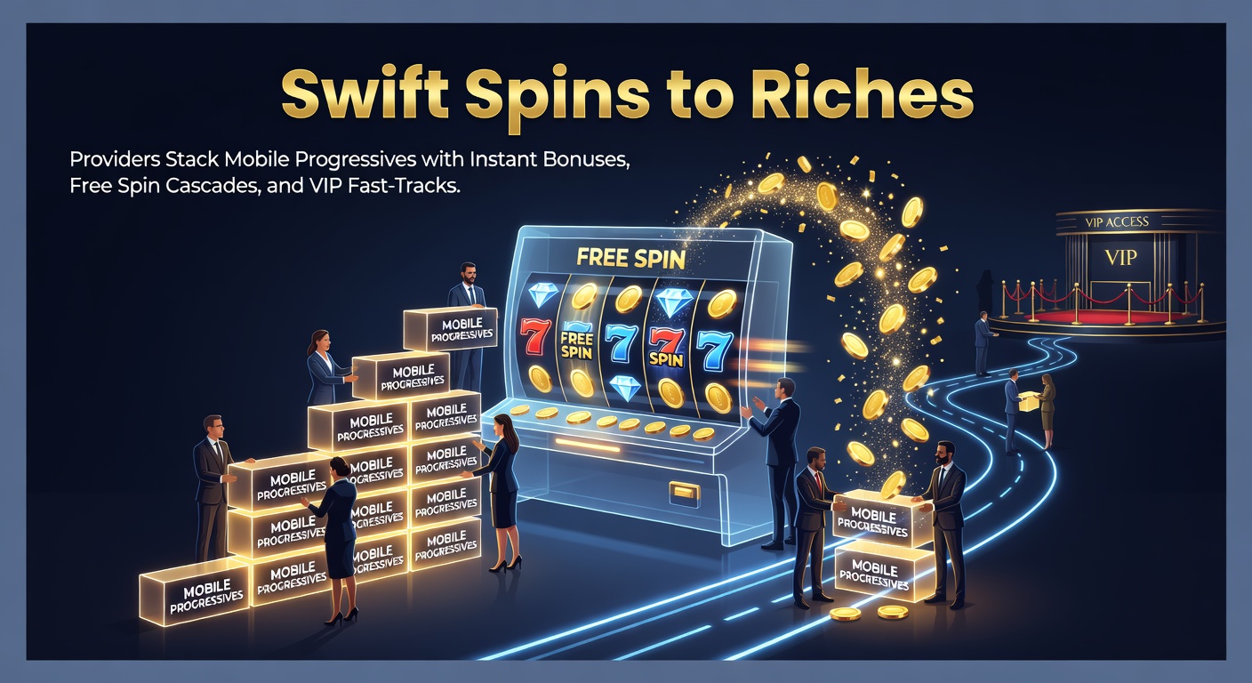 Vibrant mobile slot screen showing cascading symbols and a rising progressive jackpot meter against a sleek smartphone backdrop