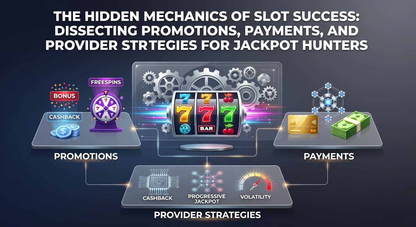 Vibrant slot machine reels spinning with glowing jackpot symbols and promotional banners overlayed, illustrating the intricate mechanics at play