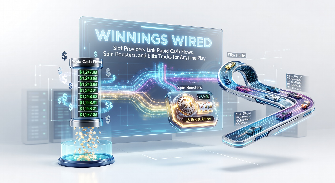 Vibrant slot machine reels spinning with glowing cash flow icons, bonus spin symbols, and VIP ladder graphics overlayed on a mobile screen, illustrating integrated gaming features